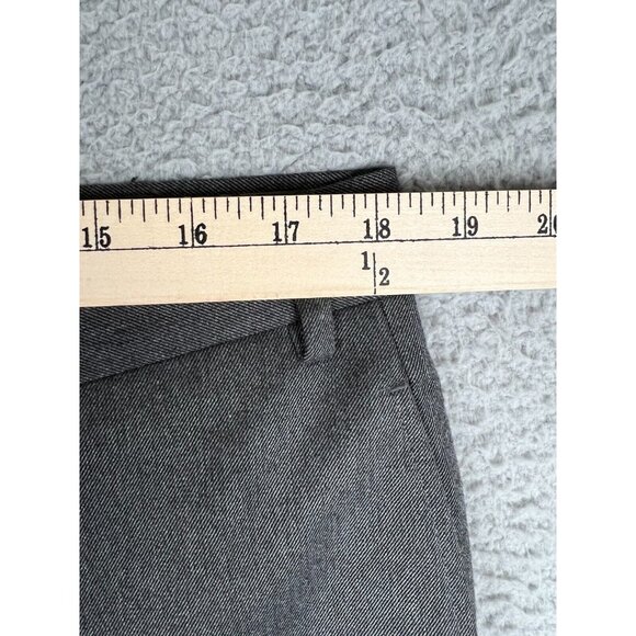 Lauren Ralph Lauren Mens Gray Suit Dress Pants 36x32 Straight Leg Poly/Rayon - Picture 8 of 11